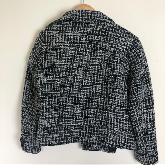 Coldwater creek black&white textured blazer - Picture 2 of 7